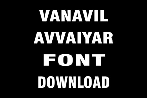 vanavil-avvaiyar-font