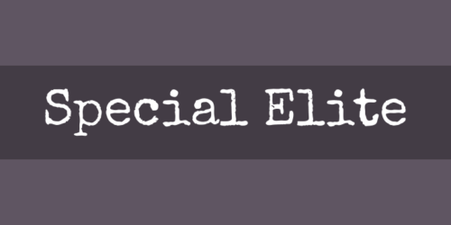 special-elite-font