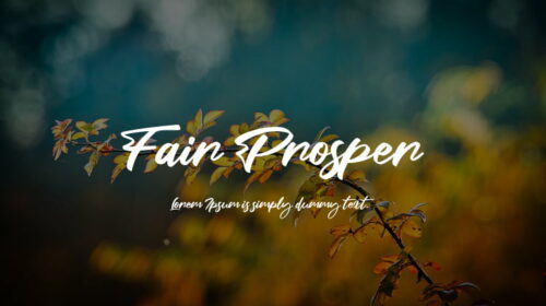 fair-prosper-font-download-free
